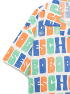 Camicia per bambino Bobo Choses bianco con logo all-over B125AC128 199 BOBO CHOSES 