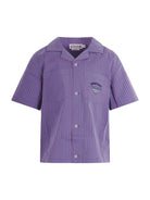 Camicia per bambino Bonpoint viola a righe C06BSHW00001 258 BONPOINT KIDS 