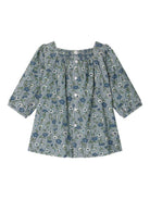 Abito per neonata Bonpoint blu con stampa a fiori W05XDRW00019 543B BONPOINT 