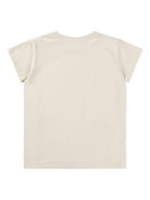 T-shirt Ranva per bambina Molo beige con motivo a cuori 2S26A217 8894 MOLO KIDS 