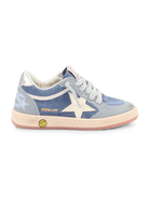 Sneakers per bambino Golden Goose Kids azzurre con dettagli a contrasto F00439F008648 80727 GOLDEN GOOSE KIDS 