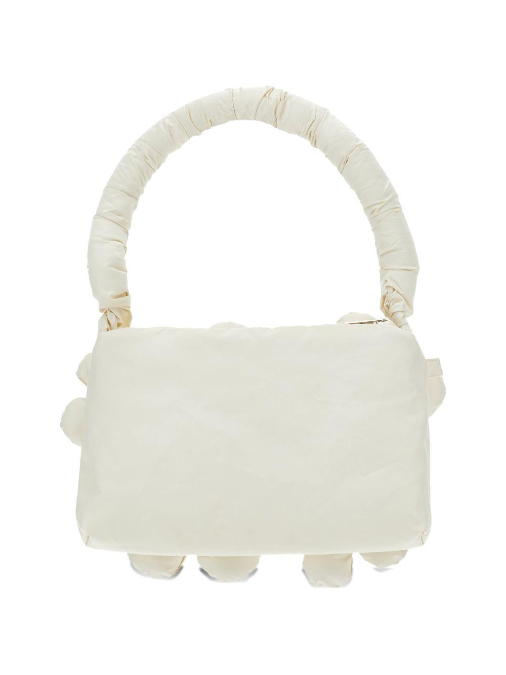 Borsa per bambina Monnalisa Kids bianca con design imbottito 17H001 8026 029F MONNALISA KIDS 
