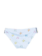 Costume da bagno per bambinbo MC2 Saint Barth Kids azzurro con stampa di granchio BIL0001 01081L MC2 ST. BARTH KIDS 