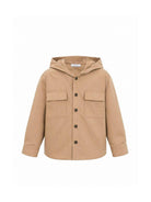 Camicia per bambino Paolo Pecora Kids beige con cappuccio PP4331 KEIGE PAOLO PECORA KIDS 