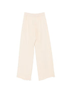 Pantaloni per donna Rose x Merci beige con ricamo ancora RP101 CREAM ROSE 