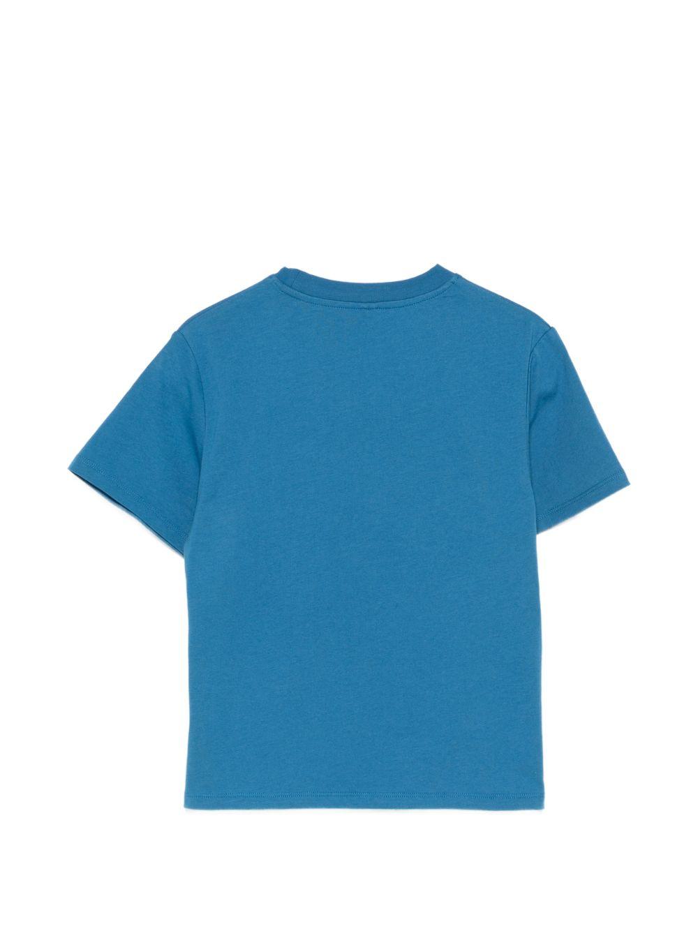 T-shirt per bambino Stella McCartney Kids blu con stampa grafica TY8Q81 Z0434 61D STELLA McCARTNEY KIDS 
