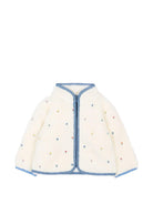 Giubbino per neonata Stella McCartney Kids bianco con bordi a contrasto TZ2017 Z3881 189EM STELLA McCARTNEY KIDS 