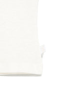 T-shirt smanicata per bambina Il Gufo bianco con mini targhetta P25TC090M0141 100 IL GUFO 
