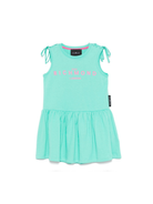 Abito per bambina John Richmond Junior verde acquamarina con dettaglio con cinturino RGP25008VE GREEN LIGHT JOHN RICHMOND KIDS 