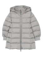 Giubbino per bambina Herno Kids grigio imbottito con cappuccio PI000186G12004Z 9410 HERNO KIDS 