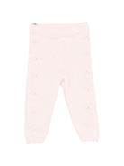 Pantaloni per neonata Louise Misha rosa con dettagli floreali FRC-W25-L0006 BLUSH LOUISE MISHA 