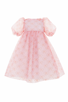 Abito per bambina Mi Mi Sol rosa con maniche a palloncino MFAB784TS1114 PNK MIMISOL KIDS 