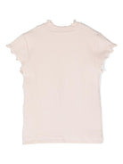 T-shirt per bambina Donsje rosa cipria a coste 4075000 00009 DONSJE KIDS 