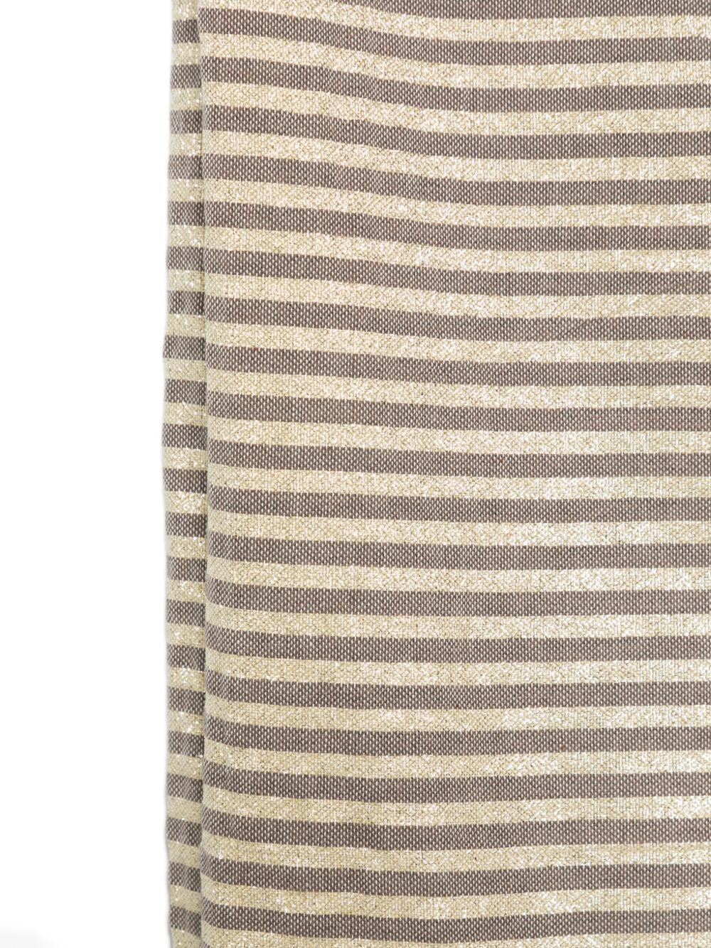 Telo mare MC2 Saint Barth beige e marrone con motivo a righe orizzontali FOUT016 00624L MC2 ST. BARTH KIDS 