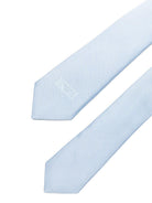 Cravatta per bambino Emporio Armani Kids azzurro con dettglio logo EB000843 AF23749 U9360 EMPORIO ARMANI KIDS 