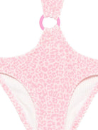 Costume intero per bambina MC2 Saint Barth Kids rosa con stampa animalier LAU0005 03928L MC2 ST. BARTH KIDS 