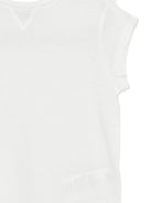 T-shirt per bambina Douuod Kids bianca con logo sul retro DY8A31 Z3708 101 DOUUOD KIDS 