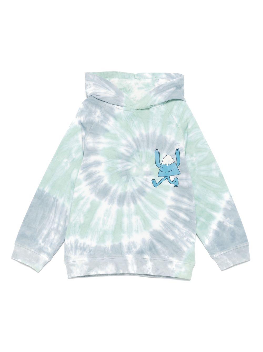 Felpa per bambino Stella McCartney Kids azzurro con stampa psichedelica TX4P90 Z3162 999 STELLA McCARTNEY KIDS 