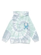 Felpa per bambino Stella McCartney Kids azzurro con stampa psichedelica TX4P90 Z3162 999 STELLA McCARTNEY KIDS 