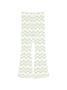 Pantaloni Gwenda per bambina MC2 Saint Barth multicolore con motivo a onde GWEN004 00968L MC2 ST. BARTH KIDS 