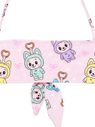 Bikini per bambina MC2 Saint Barth Kids Mary rosa con stampa fumetto MARY001 00756L MC2 ST. BARTH KIDS 