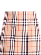 Gonna per bambina Burberry Kids beige con motivo a quadri 8117155 B9368 BURBERRY KIDS 