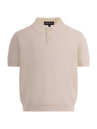 T-shirt per bambino Emporio Armani Kids beige con texture traforata EB001222 AF23412 U0007 EMPORIO ARMANI KIDS 