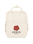 Borsa fasciatoio per neonati Kenzo Kids bianca con stampa Boke Flower sul davanti K62075 21G KENZO KIDS 