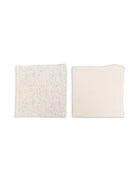 Set di due bavaglini per neonati Bonpoint Kids beige con stampa grafica W06OACW00001 606A BONPOINT KIDS 