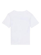 T-shirt per bambino Balmain Kids bianca con logo sul davanti BY8P11 Z3672 100BL BALMAIN KIDS 