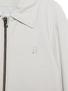 Giubbino per bambino Herno Kids grigio con placca con logo GI000076B12781S 9403 HERNO KIDS 