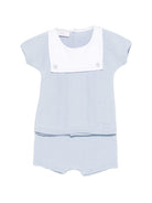 Set maglia con shorts per neonato Paz Rodriguez azzurro con bottoni 103C-123415 801 PaZ RODRIGUEZ KIDS 