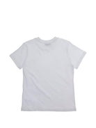 T-shirt per neonata Moschino Kids bianco con maniche a palloncino MDM03PLBA00 10101 MOSCHINO KIDS 