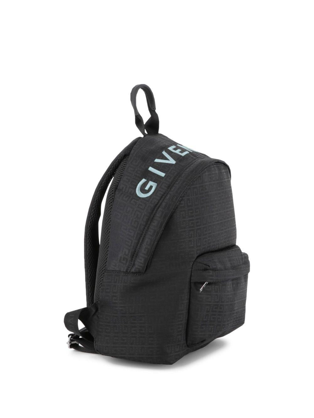 Zaino per bambini Givenchy Kids nero con logo ricamato H30902 09B GIVENCHY KIDS 