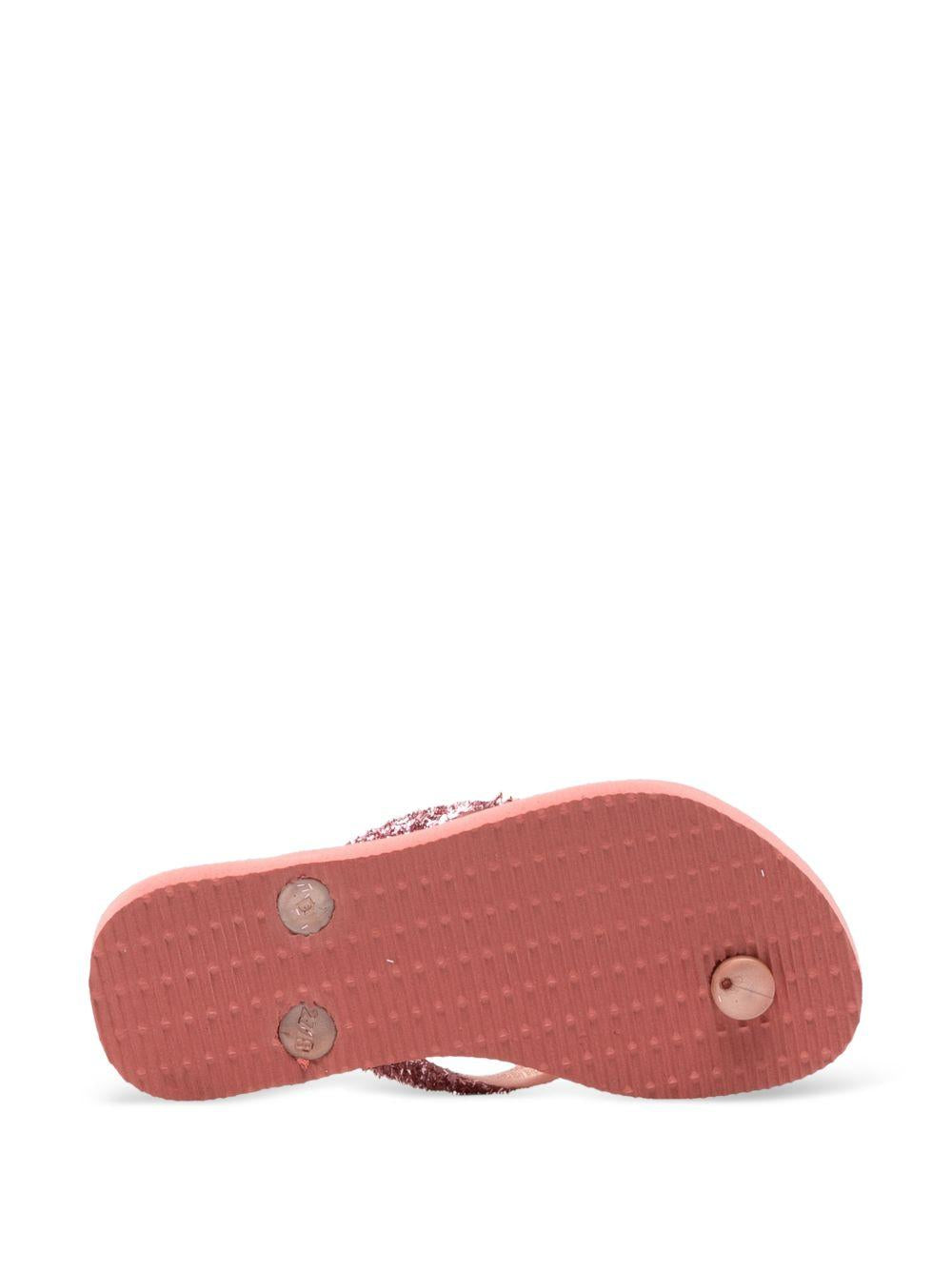 Infradito per bambina Havaianas Kids rosa con dettagli glitterati 4146975 1121 HAVAIANAS KIDS 