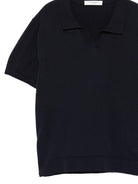 T-shirt per bambino Paolo Pecora Kids blu con colletto PP4277 BLU PAOLO PECORA KIDS 