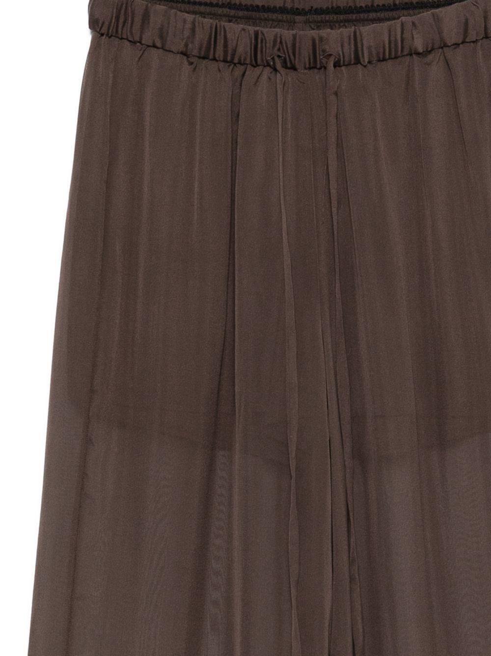 Pantaloni per donna Alysi marrone con elastico in vita 116164 P6214 CHOCO ALYSI 