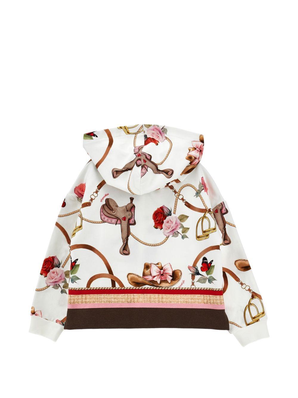 Felpa per bambina Monnalisa Kids bianca con stampa grafica Toy Story 19H800 8005 029F MONNALISA KIDS 
