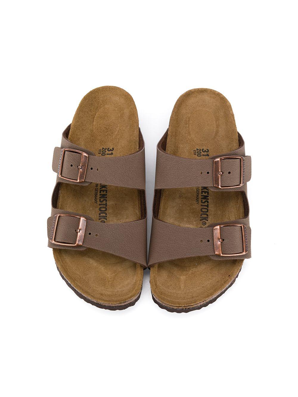 Ciabatte per bambini Birkenstock Kids marrone con fibbia 552893 MOCHA BIRKENSTOCK KIDS 