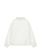 Camicia per bambina Monnalisa Kids bianca con applicazione fiori sul collo 11H300 8109 0001 MONNALISA KIDS 