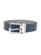 Cintura per bambino Emporio Armani Kids blu con logo inciso 401520 3F560 17535 EMPORIO ARMANI KIDS 