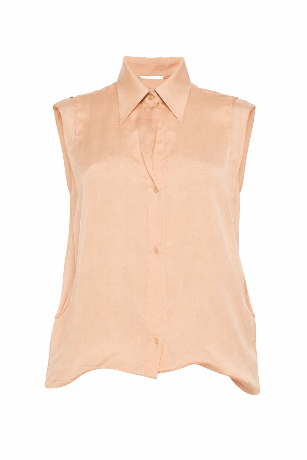 Camicia per donna Alysi beige con colletto classico 116255 P6214 PELLE ALYSI 