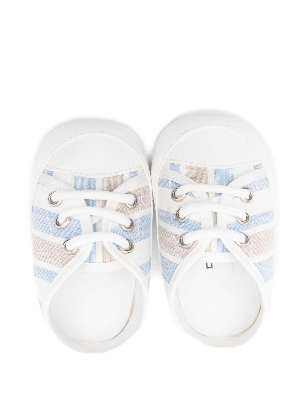 Scarpine primi passi per neonato Colorichiari azzurre con dettaglio a righe MN958468 4885 53 COLORICHIARI KIDS 