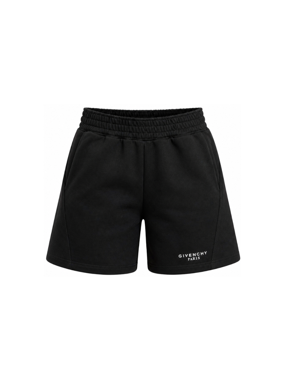 Shorts sportivi per bambino Givenchy Kids neri con stampa logo H31361 09B GIVENCHY KIDS 