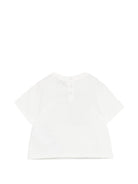 T-shirt per neonato Emporio Armani Kids bianca con stampa grafica sul davanti EB001078 AF21820 U0003 EMPORIO ARMANI KIDS 