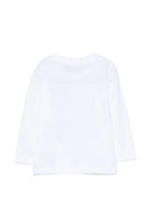 T-shirt per neonati Moschino Kids bianca con motivo Teddy Bear MOO014LAA20 10101 MOSCHINO KIDS 