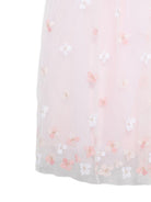 Gonna per bambina Tartine Et Chocolat rosa con ricami floreali CC27002 32 TArtine & Chocolat KIDS 