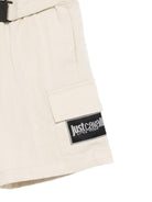 Cargo corti per bambino Just Cavalli Kids beige con cintura JIP26095BE BEIGE D.W. ROBERTO CAVALLI KIDS 