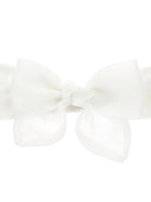 Fascia per capelli per neonata Monnalisa bianca con dettaglio con fiocco 73G004 7112 0001 MONNALISA KIDS 