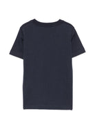 T-shirt per bambino Paul & Shark Kids blu con stampa grafica WRM00HLAA02 42370 PAUL & SHARK KIDS 